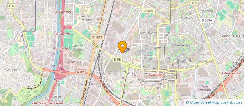 localisation de l'entreprise 509 955 662  à SAINT-MARTIN-D'HERES