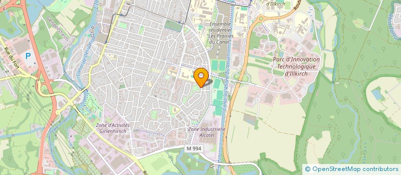 localisation de l'entreprise 509 980 595   ILLKIRCH-GRAFFENSTADEN