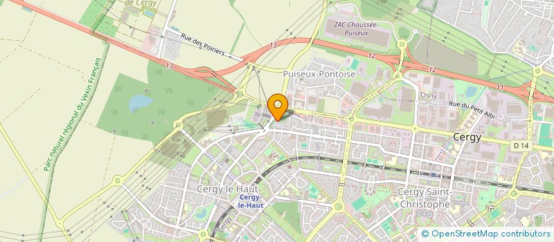 localisation de l'entreprise 50NIZZOGANGMUSIC  CERGY