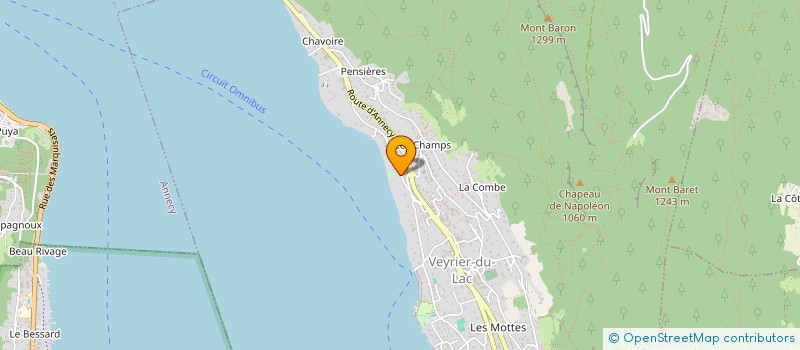 localisation de l'entreprise 50W93RD  VEYRIER-DU-LAC