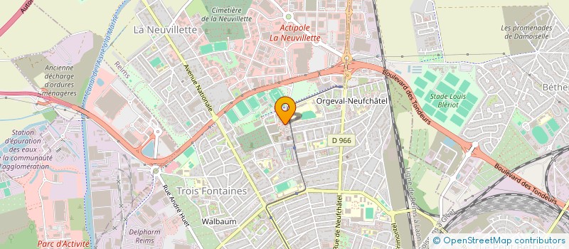 localisation de l'entreprise 51 ALBAY 51 à REIMS