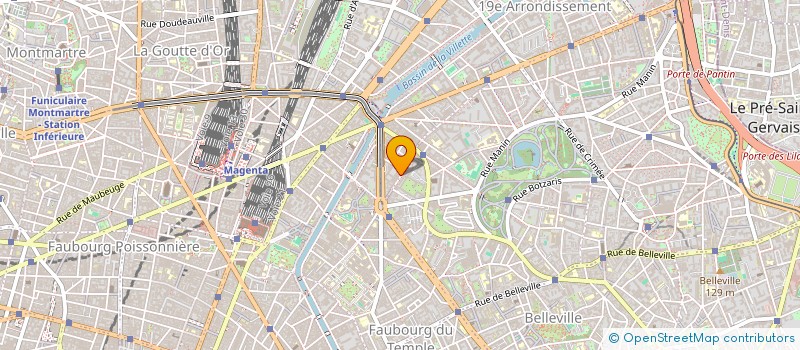 localisation de l'entreprise 51 AUBRAC à PARIS