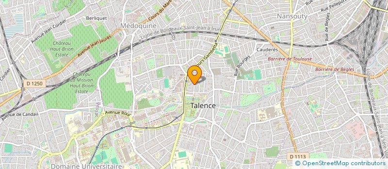 localisation de l'entreprise 51 LAMARQUE  TALENCE