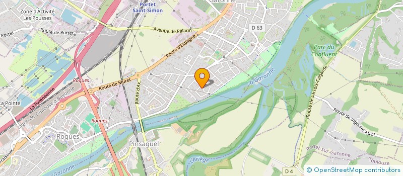 localisation de l'entreprise 51 PEGACE  PORTET-SUR-GARONNE