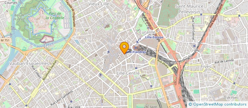 localisation de l'entreprise 51 RUE DE PARIS à LILLE