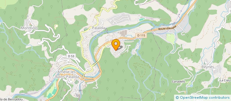 localisation de l'entreprise 510 011 794   AMELIE-LES-BAINS-PALALDA