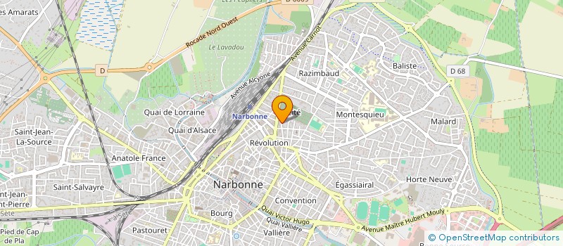 localisation de l'entreprise 510 021 686   NARBONNE