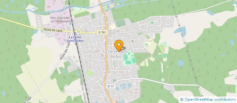 localisation de l'entreprise 510 025 943   LA FERTE-SAINT-AUBIN