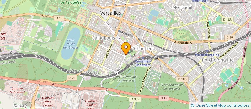 localisation de l'entreprise 510 026 198  à VERSAILLES