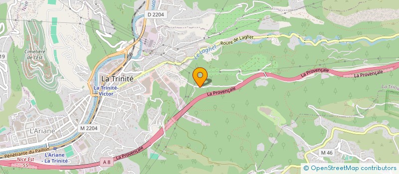 localisation de l'entreprise 510 034 184 à LA TRINITE