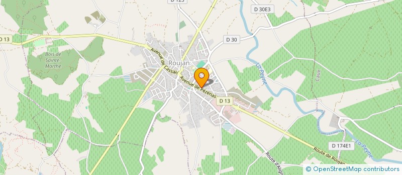 localisation de l'entreprise 510 042 377 à ROUJAN