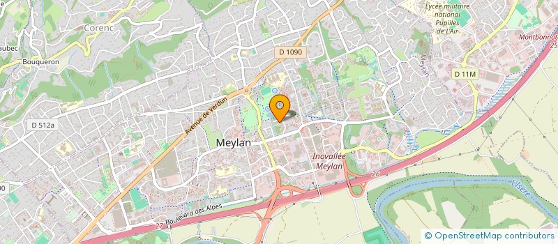 localisation de l'entreprise 510 056 898   MEYLAN