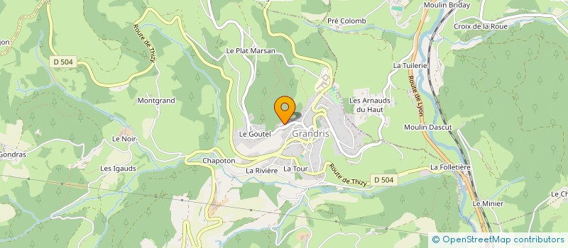 localisation de l'entreprise 510 106 685   GRANDRIS