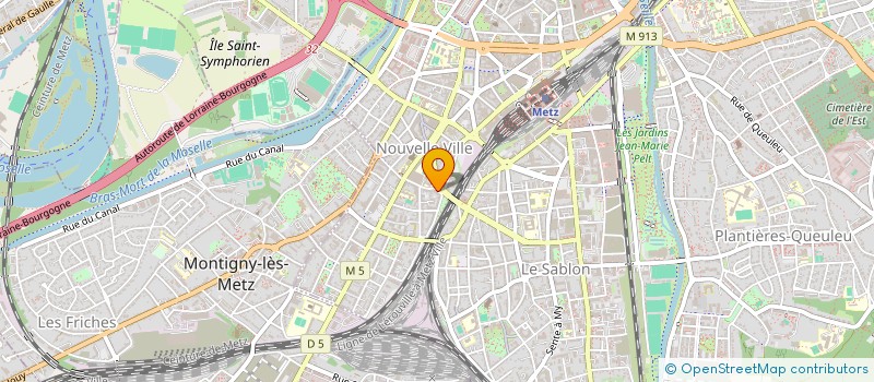 localisation de l'entreprise 510 134 000   METZ