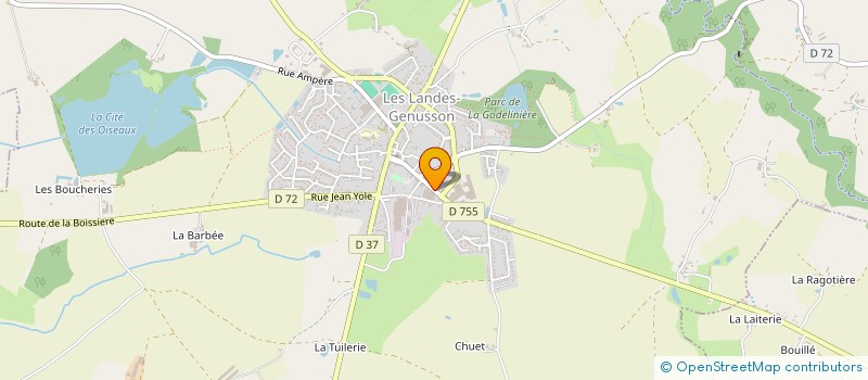 localisation de l'entreprise 510 143 845   LES LANDES-GENUSSON