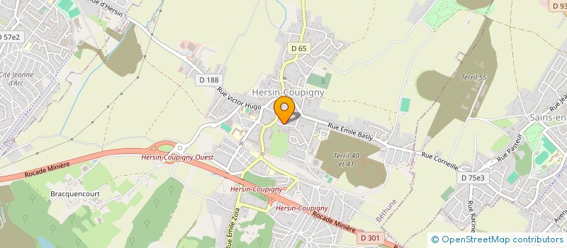 localisation de l'entreprise 510 159 163   HERSIN-COUPIGNY