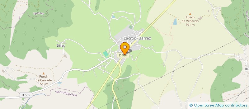 localisation de l'entreprise 510 241 425  à AURILLAC