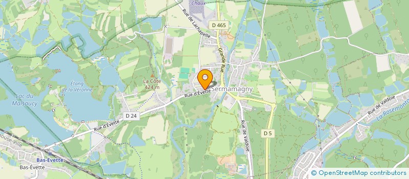 localisation de l'entreprise 510 248 412 à SERMAMAGNY