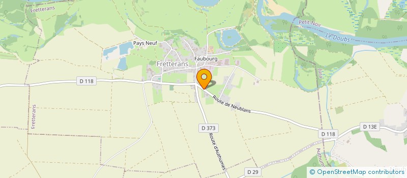 localisation de l'entreprise 510 262 678   FRETTERANS