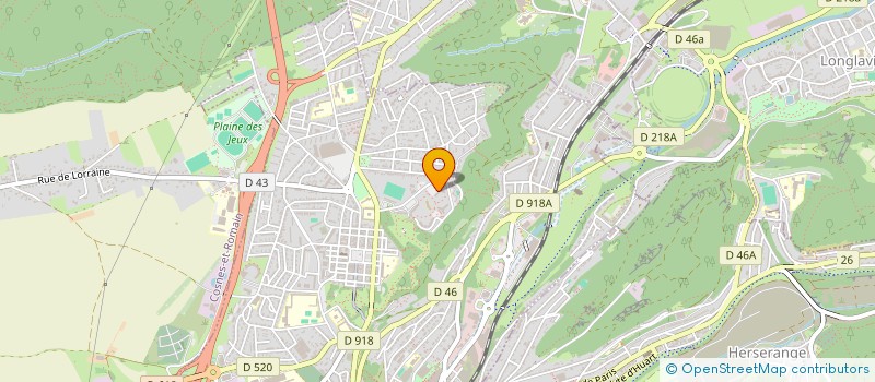 localisation de l'entreprise 510 269 640  à LONGWY