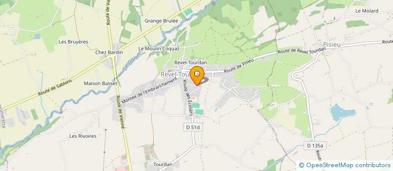 localisation de l'entreprise 510 270 218   REVEL-TOURDAN