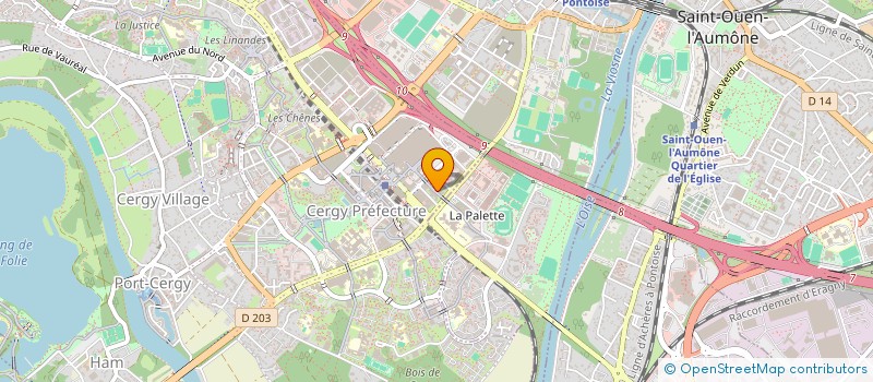 localisation de l'entreprise 510 338 684   CERGY