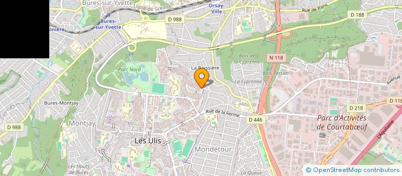 localisation de l'entreprise 510 339 005 à LES ULIS