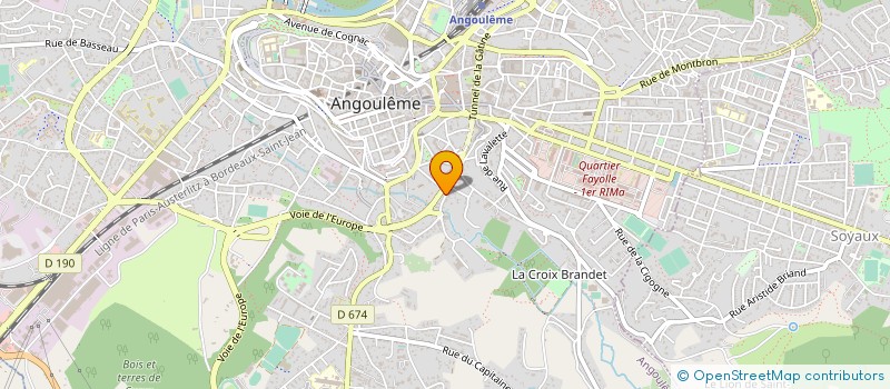 localisation de l'entreprise 510 356 983  à ANGOULEME