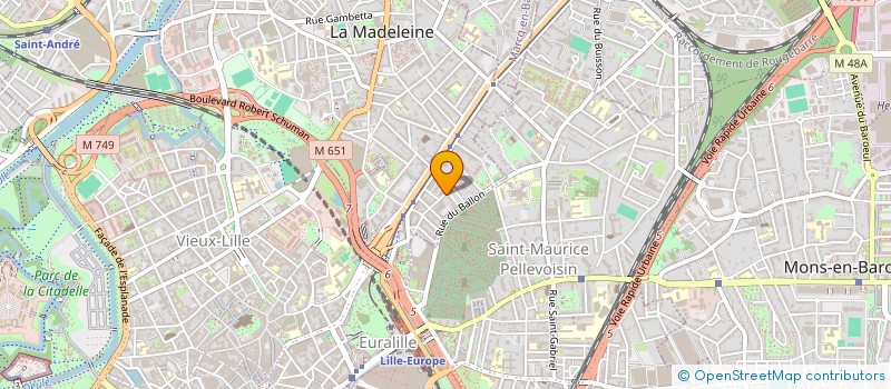 localisation de l'entreprise 510 370 836  à LA MADELEINE
