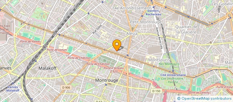 localisation de l'entreprise 510 386 576   PARIS 14