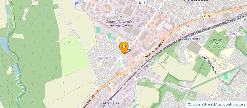 localisation de l'entreprise 510 398 167   COIGNIERES