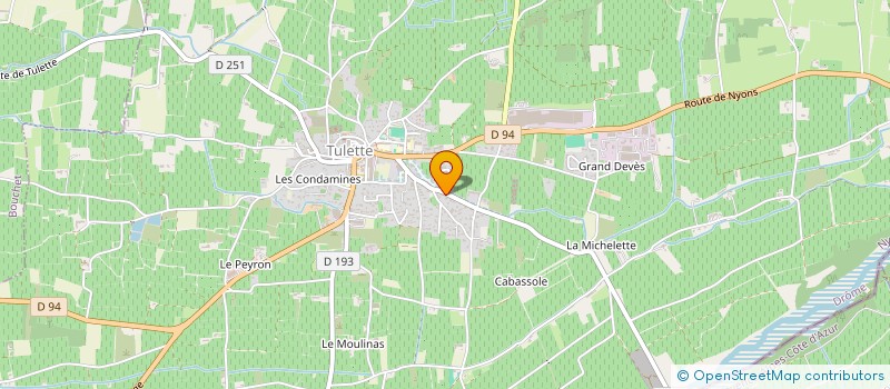 localisation de l'entreprise 510 533 102   TULETTE