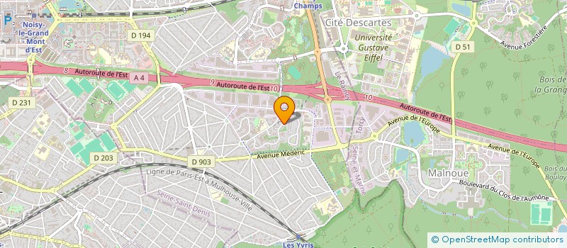 localisation de l'entreprise 510 539 554 à NOISY-LE-GRAND