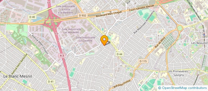localisation de l'entreprise 510 542 533 à AULNAY-SOUS-BOIS