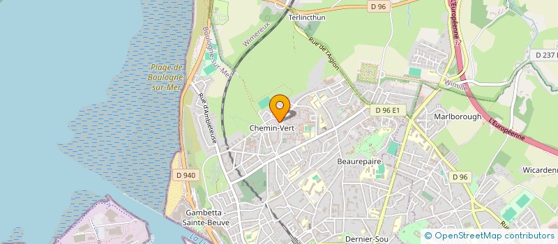 localisation de l'entreprise 510 576 077  à BOULOGNE-SUR-MER