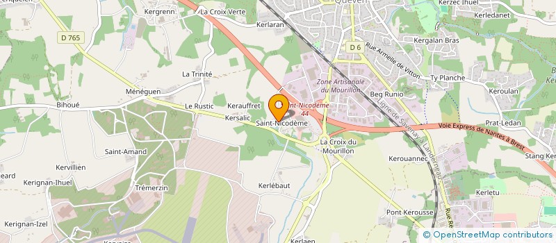 localisation de l'entreprise 510 625 346   QUEVEN