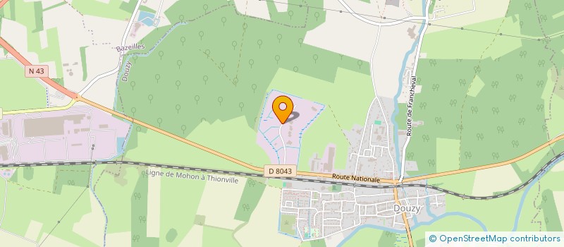 localisation de l'entreprise 510 637 564   DOUZY