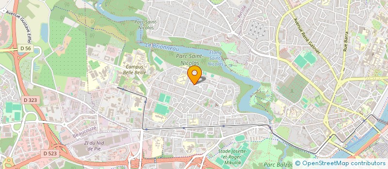 localisation de l'entreprise 510 649 056   TOURS