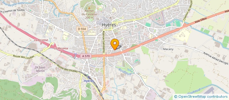 localisation de l'entreprise 510 682 164   PIERREFEU-DU-VAR