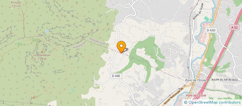 localisation de l'entreprise 510 753 015   ROQUEVAIRE