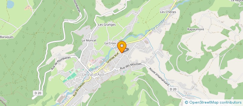 localisation de l'entreprise 510 754 831   LE VAL-D'AJOL