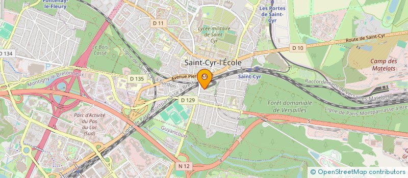 localisation de l'entreprise 510 764 574  à SAINT-CYR-L'ECOLE