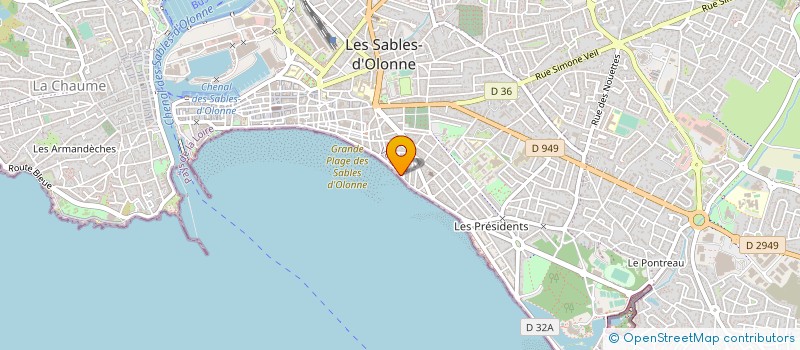 localisation de l'entreprise 510 767 841  à LA ROCHE-SUR-YON