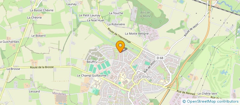 localisation de l'entreprise 510 770 761   LE RHEU