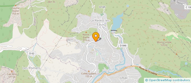 localisation de l'entreprise 510 777 485   LE REVEST-LES-EAUX