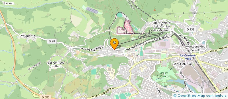 localisation de l'entreprise 510 790 389   LE CREUSOT