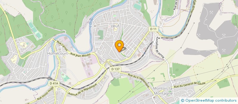 localisation de l'entreprise 510 852 924   JUF