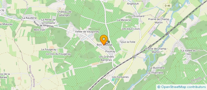localisation de l'entreprise 510 868 664 à VERNOU-SUR-BRENNE