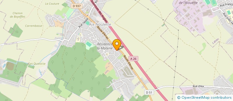 localisation de l'entreprise 510 890 114   AIX-NOULETTE