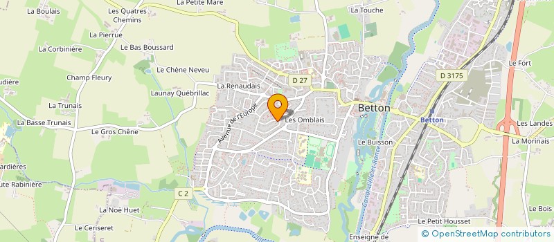 localisation de l'entreprise 510 892 318   BETTON